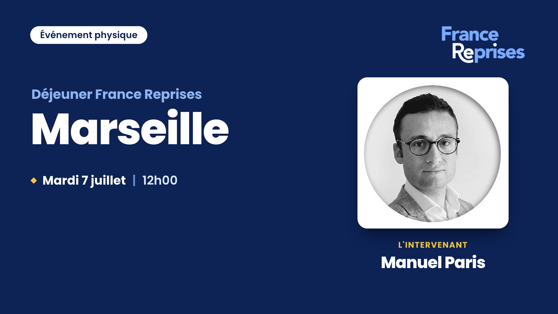 Marseille/Aix · Déjeuner repreneurs