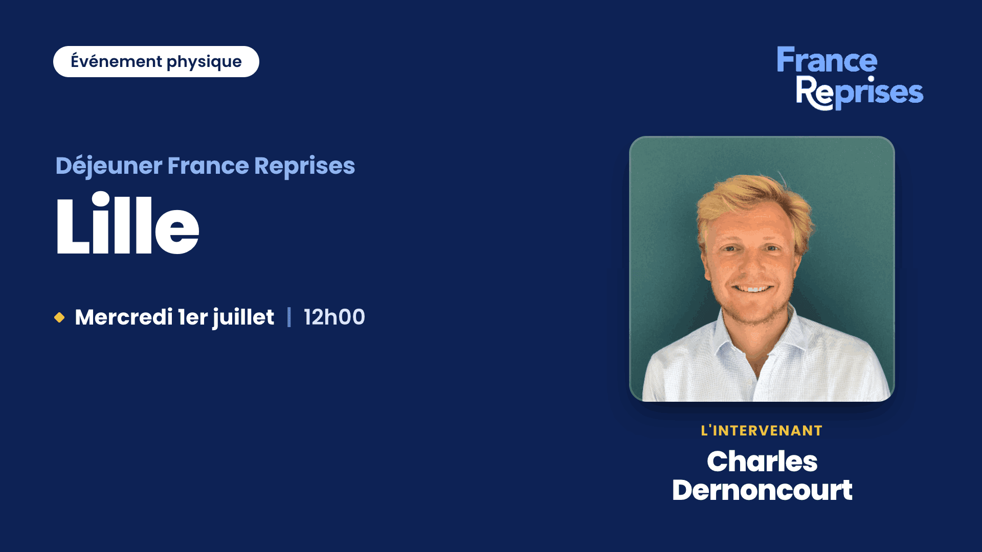 Lille · Déjeuner repreneurs