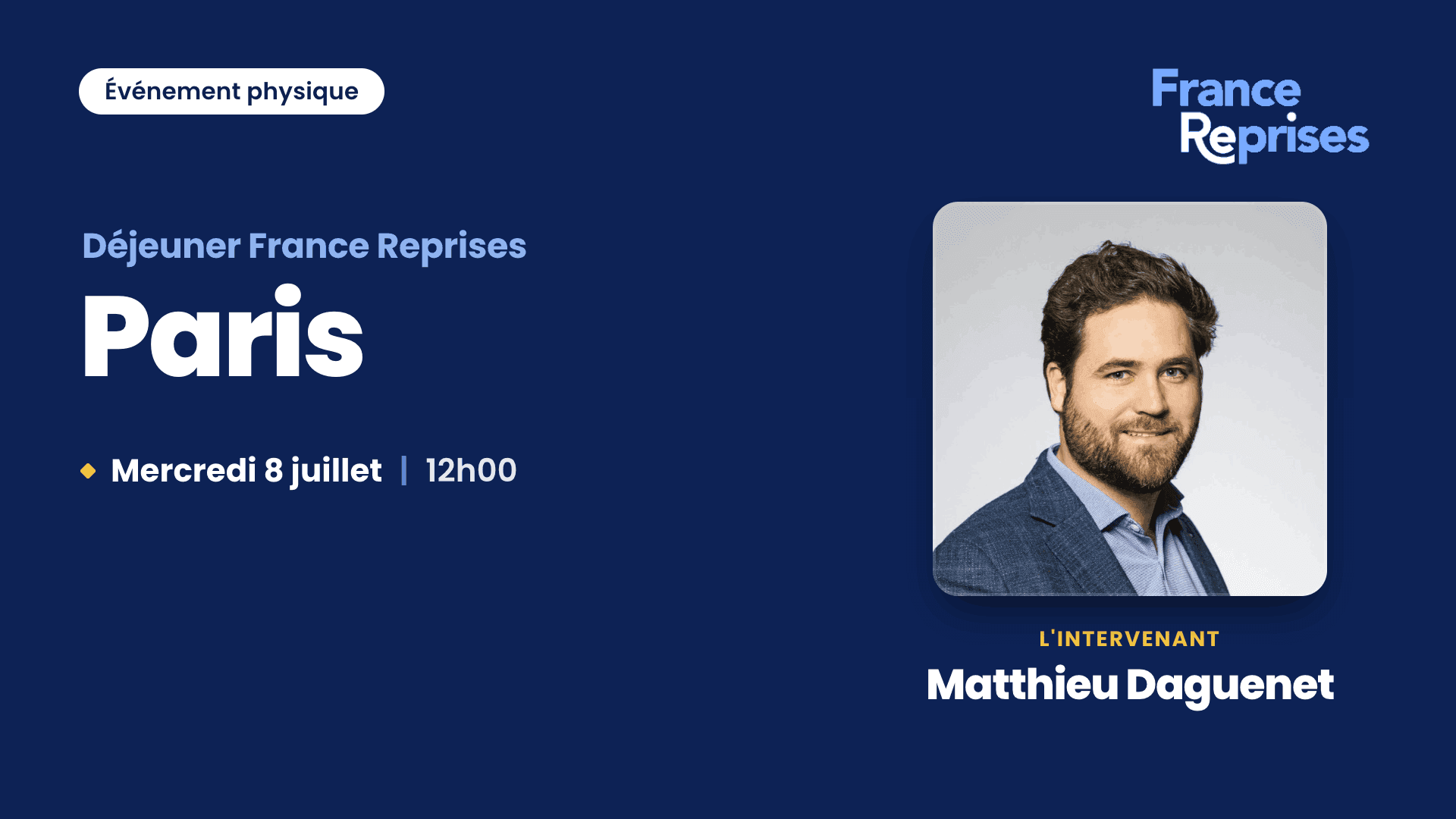 Paris · Déjeuner repreneurs